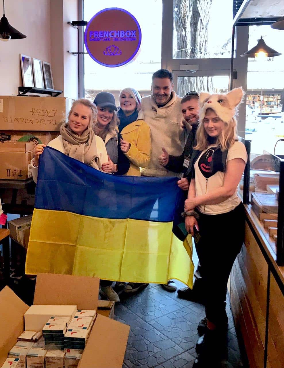 mission un croissant un sourire par Frenchbox en Ukraine